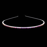 1Row Rectangle Stone Headband - Madeline Love - Flyclothing LLC