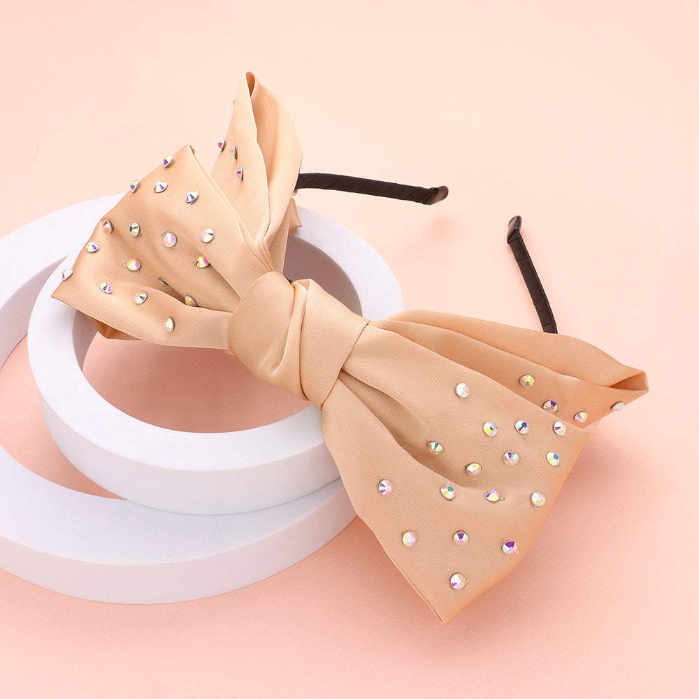 Studded Bow Headband - Madeline Love - Flyclothing LLC