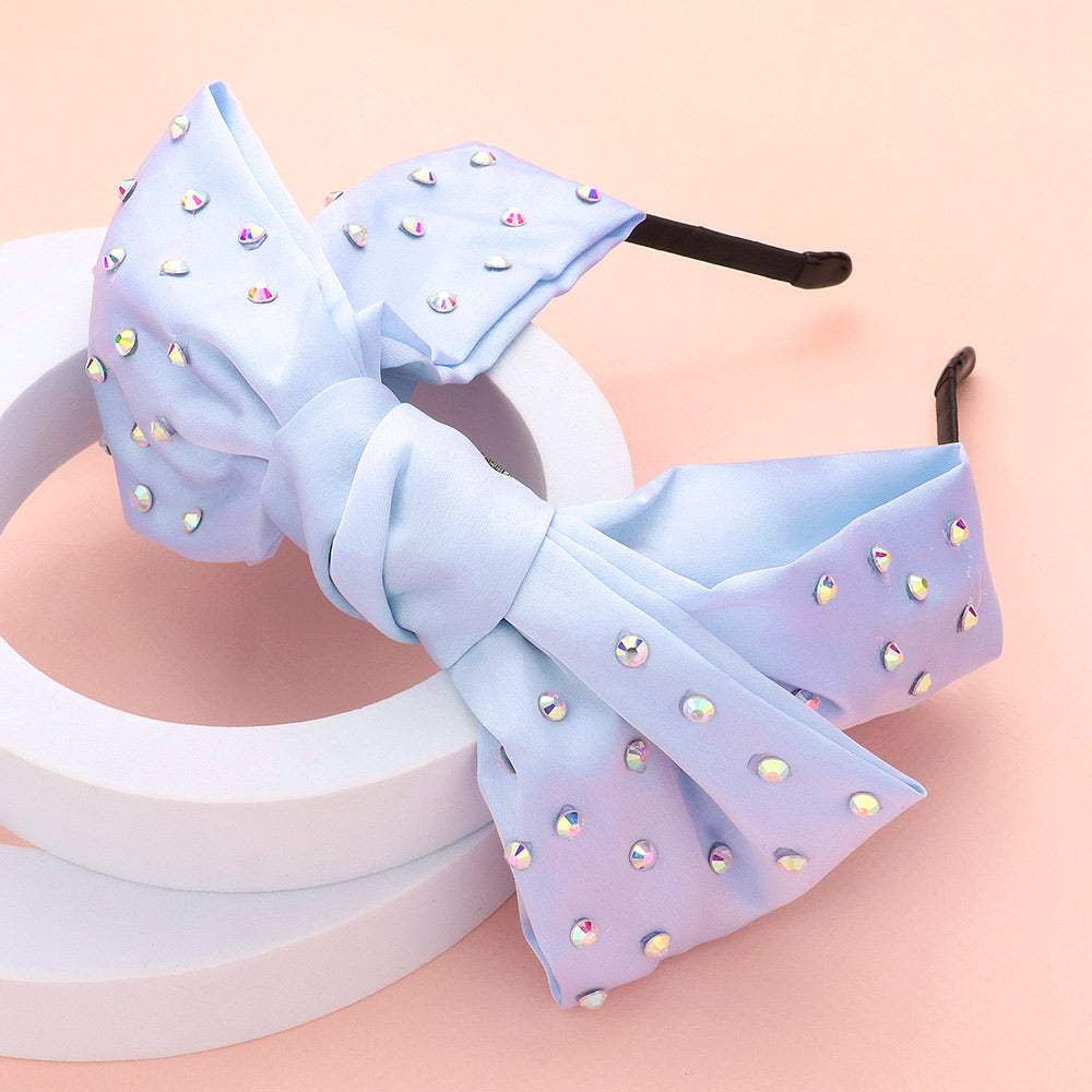 Studded Bow Headband - Madeline Love - Flyclothing LLC