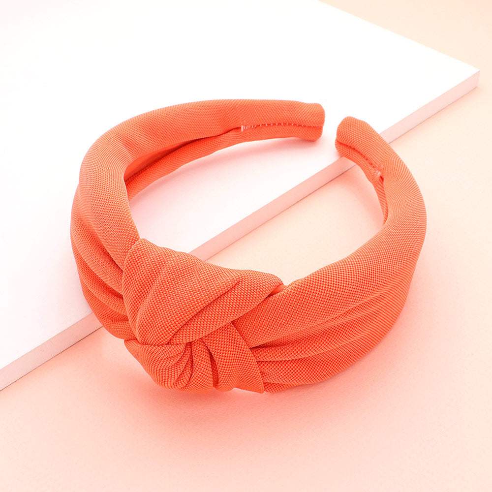 Solid Knot Burnout Headband - Madeline Love - Flyclothing LLC