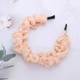 Tiny Flower Pattern Printed Scrunchie Headband - Madeline Love - Flyclothing LLC
