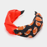 Game Day Football Patterned Twisted Headband - Madeline Love - Flyclothing LLC