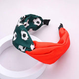 Game Day Soccer Patterned Twisted Headband - Madeline Love - Flyclothing LLC
