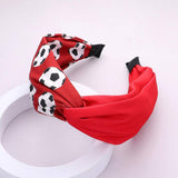 Game Day Soccer Patterned Twisted Headband - Madeline Love - Flyclothing LLC