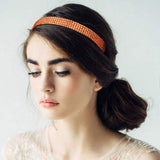 4-Row Bling Square Stone Stretch Headband - Madeline Love - Flyclothing LLC