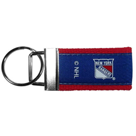 New York Rangers® Woven Key Chain - Siskiyou Buckle