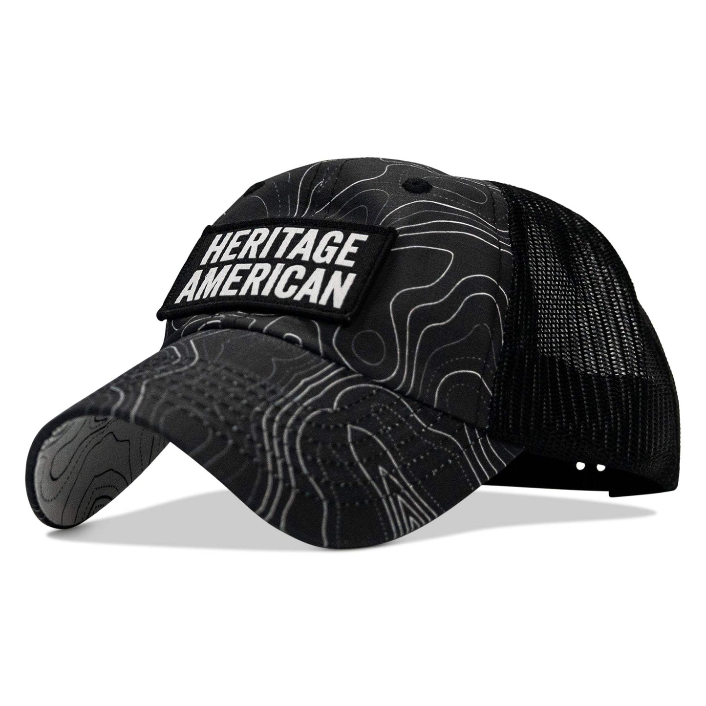 Heritage American Patch Tactical Ripstop Mesh Snapback Hat - DIRTY COWBOY USA - Flyclothing LLC