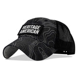 Heritage American Patch Tactical Ripstop Mesh Snapback Hat - DIRTY COWBOY USA - Flyclothing LLC