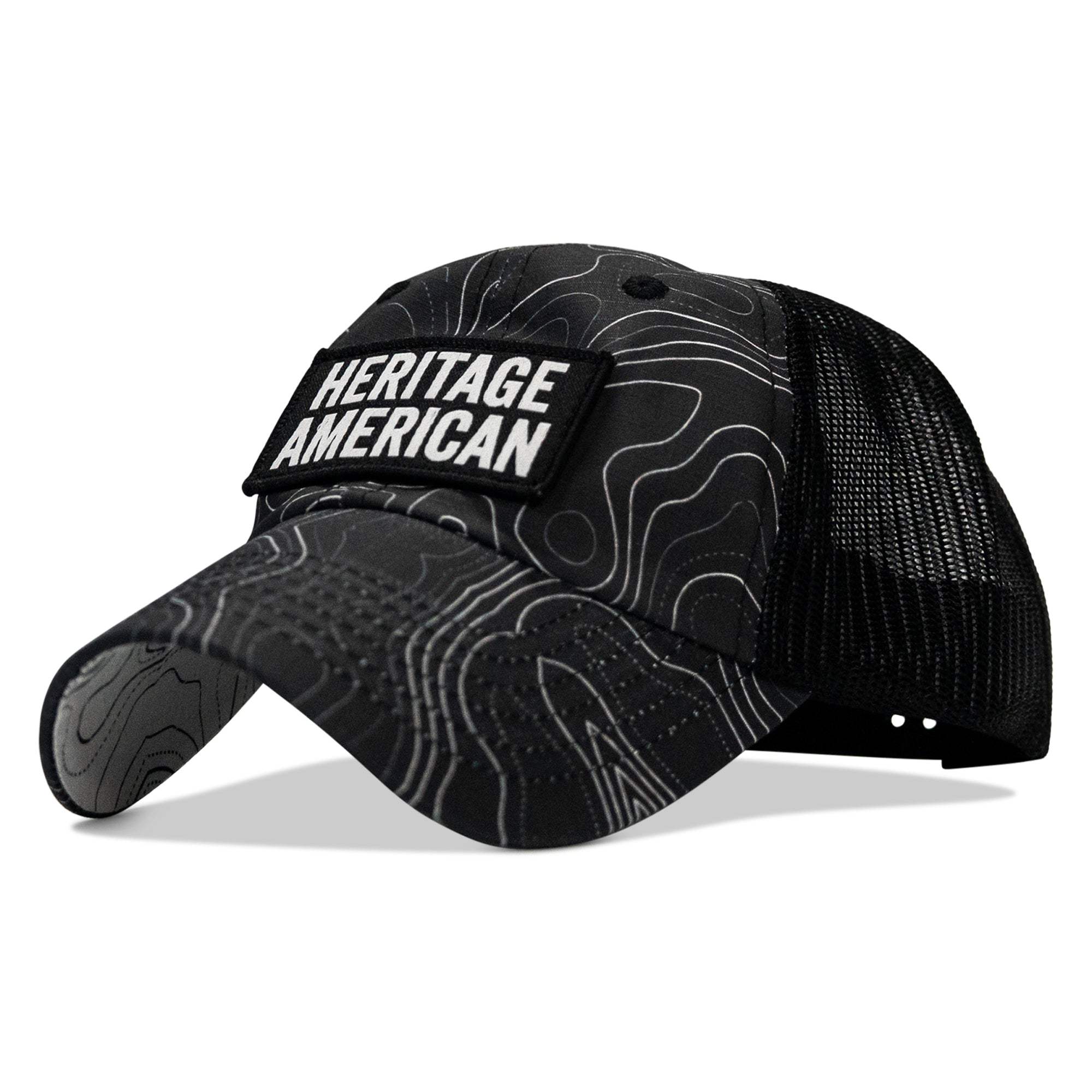 Heritage American Patch Tactical Ripstop Mesh Snapback Hat - DIRTY COWBOY USA - Flyclothing LLC