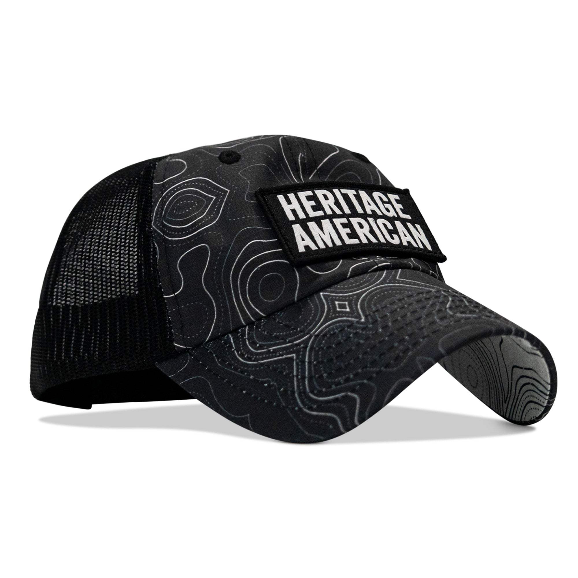 Heritage American Patch Tactical Ripstop Mesh Snapback Hat - DIRTY COWBOY USA - Flyclothing LLC