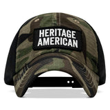 Heritage American Patch Tactical Ripstop Mesh Snapback Hat - DIRTY COWBOY USA - Flyclothing LLC