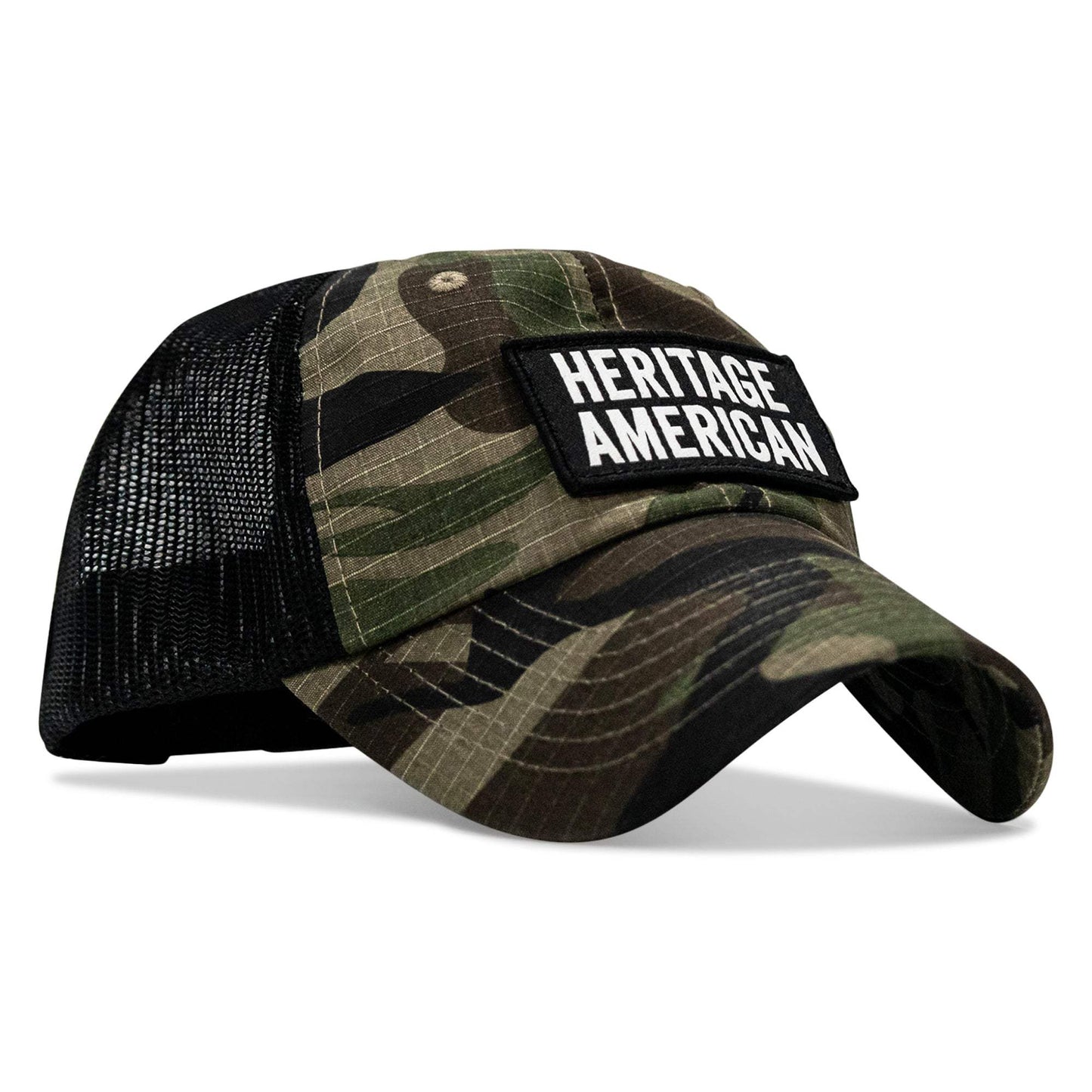 Heritage American Patch Tactical Ripstop Mesh Snapback Hat - DIRTY COWBOY USA - Flyclothing LLC