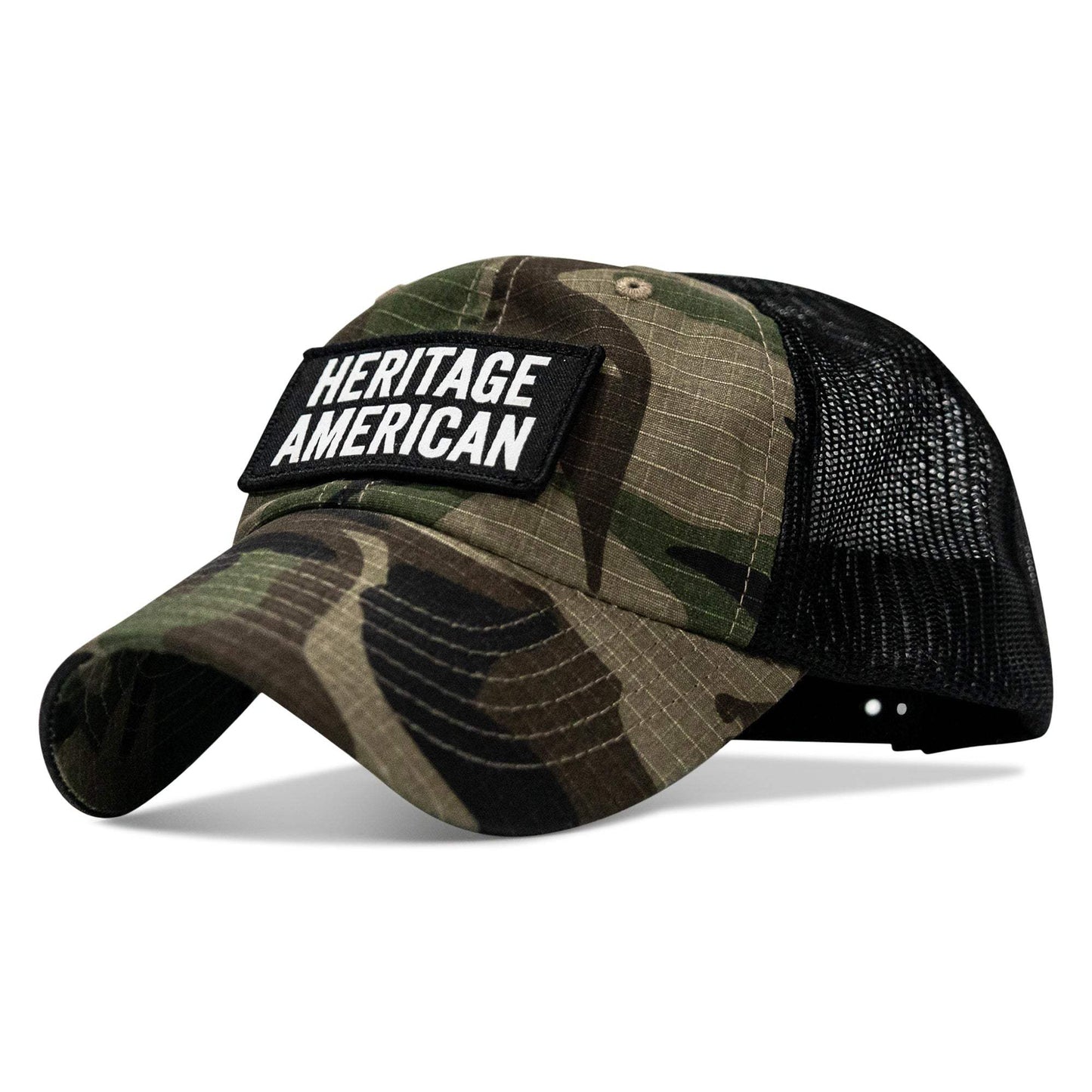 Heritage American Patch Tactical Ripstop Mesh Snapback Hat - DIRTY COWBOY USA - Flyclothing LLC