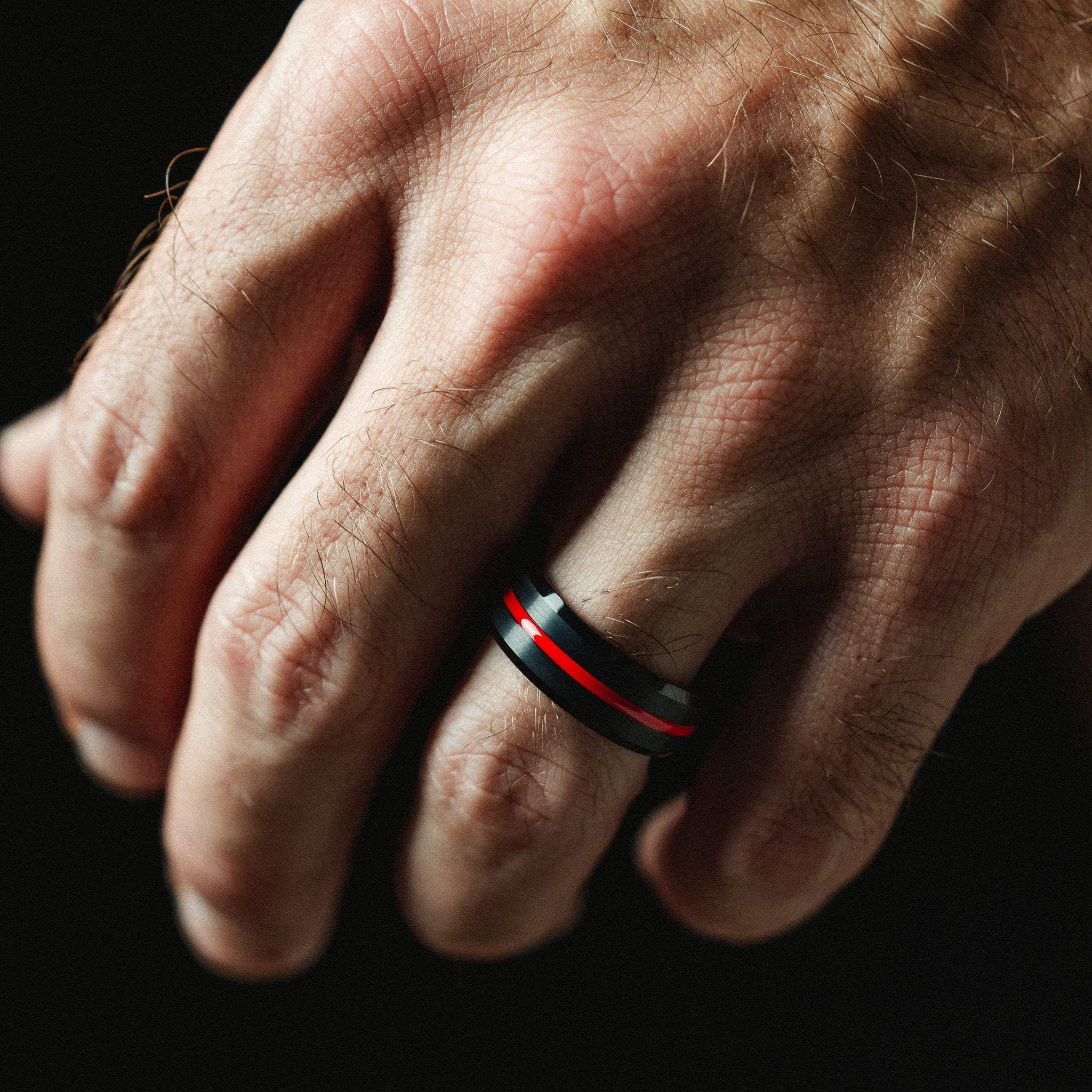 Hero - Thin Red Line - VG Rings - Flyclothing LLC