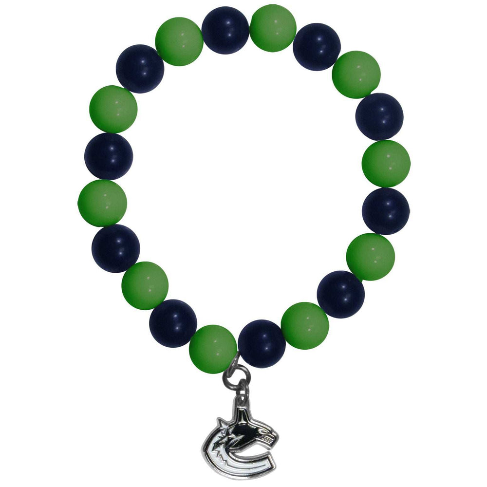 Vancouver Canucks Fan Bead Bracelet - Vancouver Canucks - Flyclothing LLC
