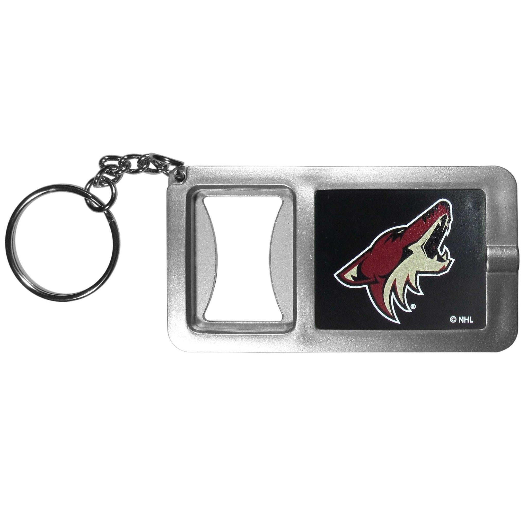 Arizona Coyotes Flashlight Key Chain with Bottle Opener - Arizona Coyotes - Flyclothing LLC