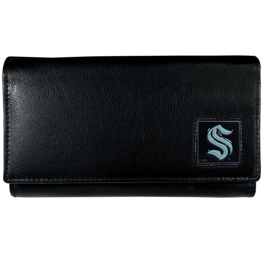 Seattle Kraken Leather Women's Wallet - Seattle Kraken - Flyclothing LLC