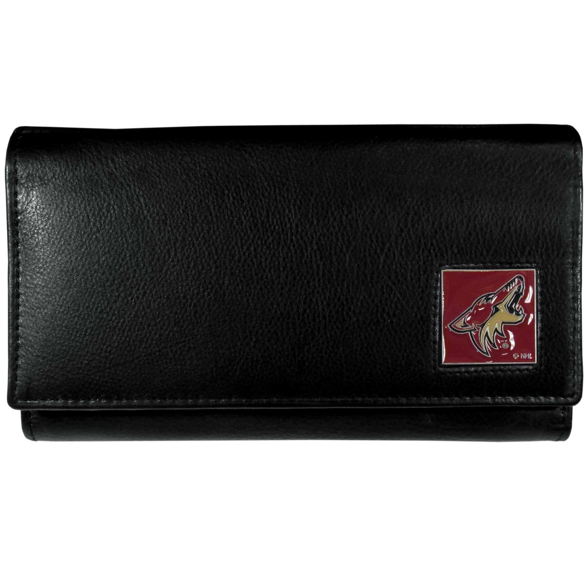 Arizona Coyotes Leather Women's Wallet - Arizona Coyotes - Flyclothing LLC