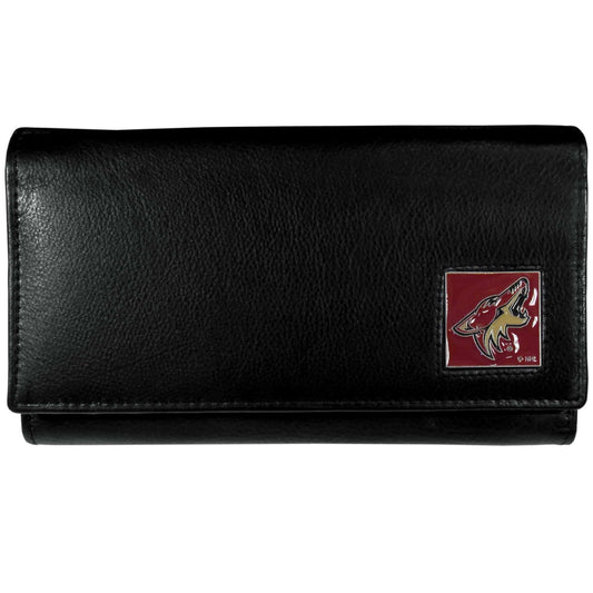 Arizona Coyotes Leather Women's Wallet - Arizona Coyotes - Flyclothing LLC