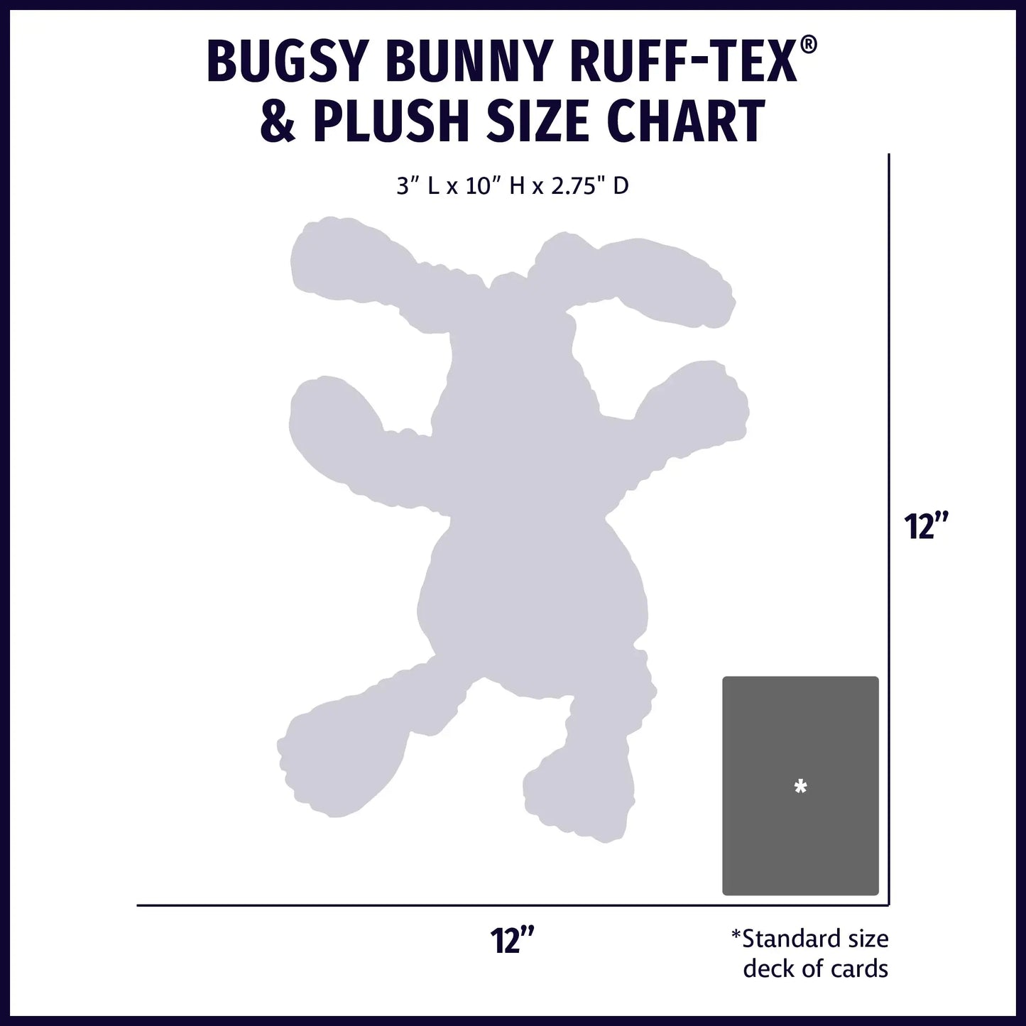 Huggle-Fusion® Bugsy Bunny Plush & Latex Dog Toy - HuggleHounds - Flyclothing LLC