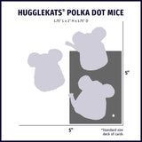 HuggleKats® Polka Dot Mice Bucket of Cat Toys, 16 Pack - HuggleHounds - Flyclothing LLC