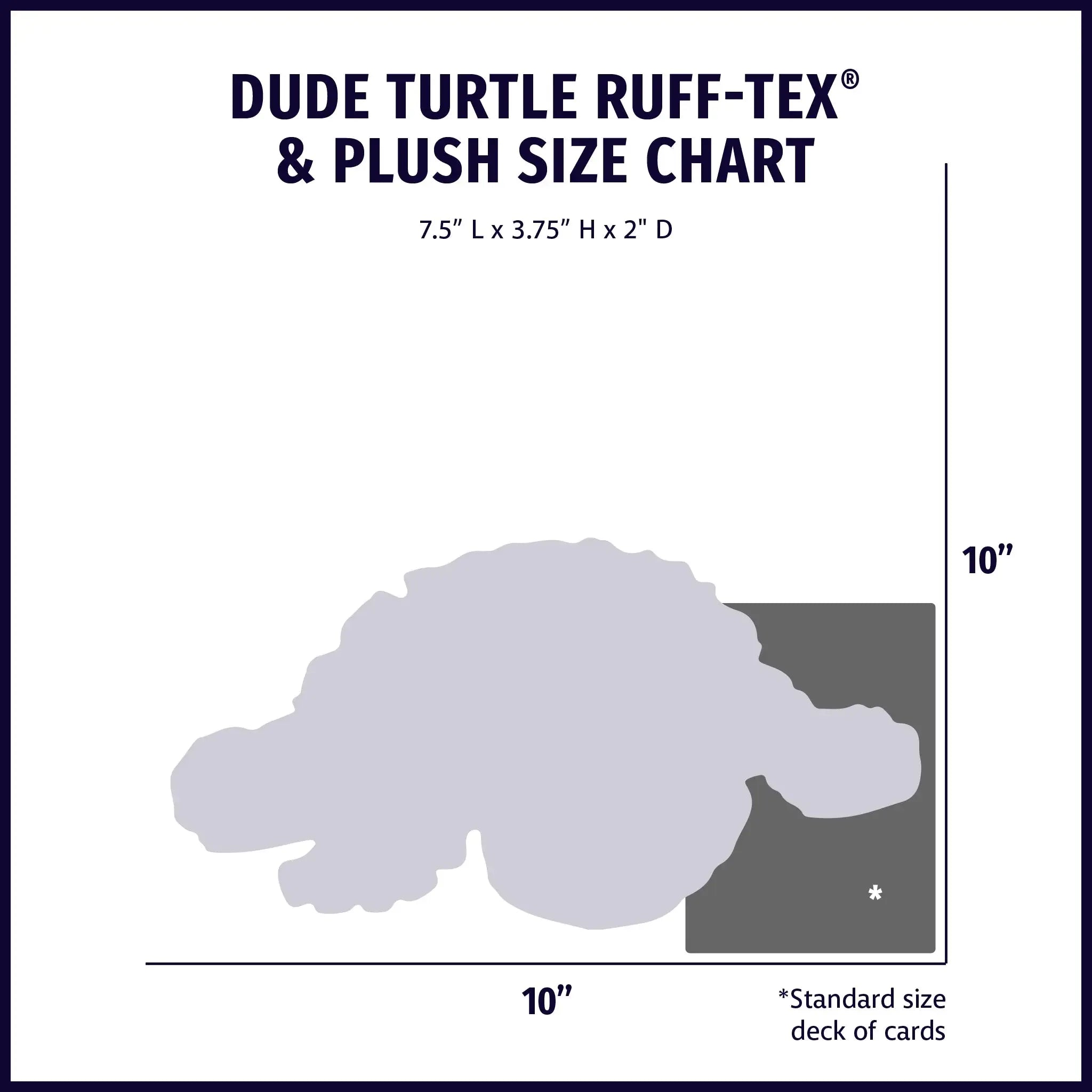 Huggle-Fusion® Dude Turtle Plush & Latex Dog Toy - HuggleHounds - Flyclothing LLC