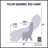 Feller Squirrel Plush Dog Toy - HuggleHounds - Flyclothing LLC