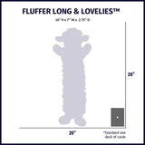 Louise Lamb Fluffer Long & Lovelie™ Durable Plush Dog Toy - HuggleHounds - Flyclothing LLC