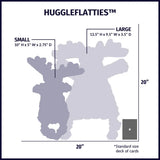 Bobbi Bunny HuggleFlatties™ Durable Plush Dog Toy - HuggleHounds - Flyclothing LLC