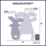 Bobbi Bunny HuggleFlatties™ Durable Plush Dog Toy - HuggleHounds - Flyclothing LLC