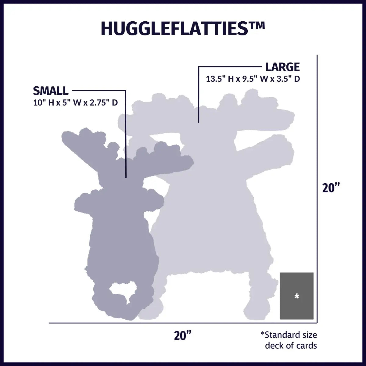 Morris Moose HuggleFlatties™ Durable Plush Dog Toy - HuggleHounds - Flyclothing LLC