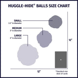 Huggle-Hide® Natural Leather Ball Dog Toy, 2 Pack - HuggleHounds - Flyclothing LLC