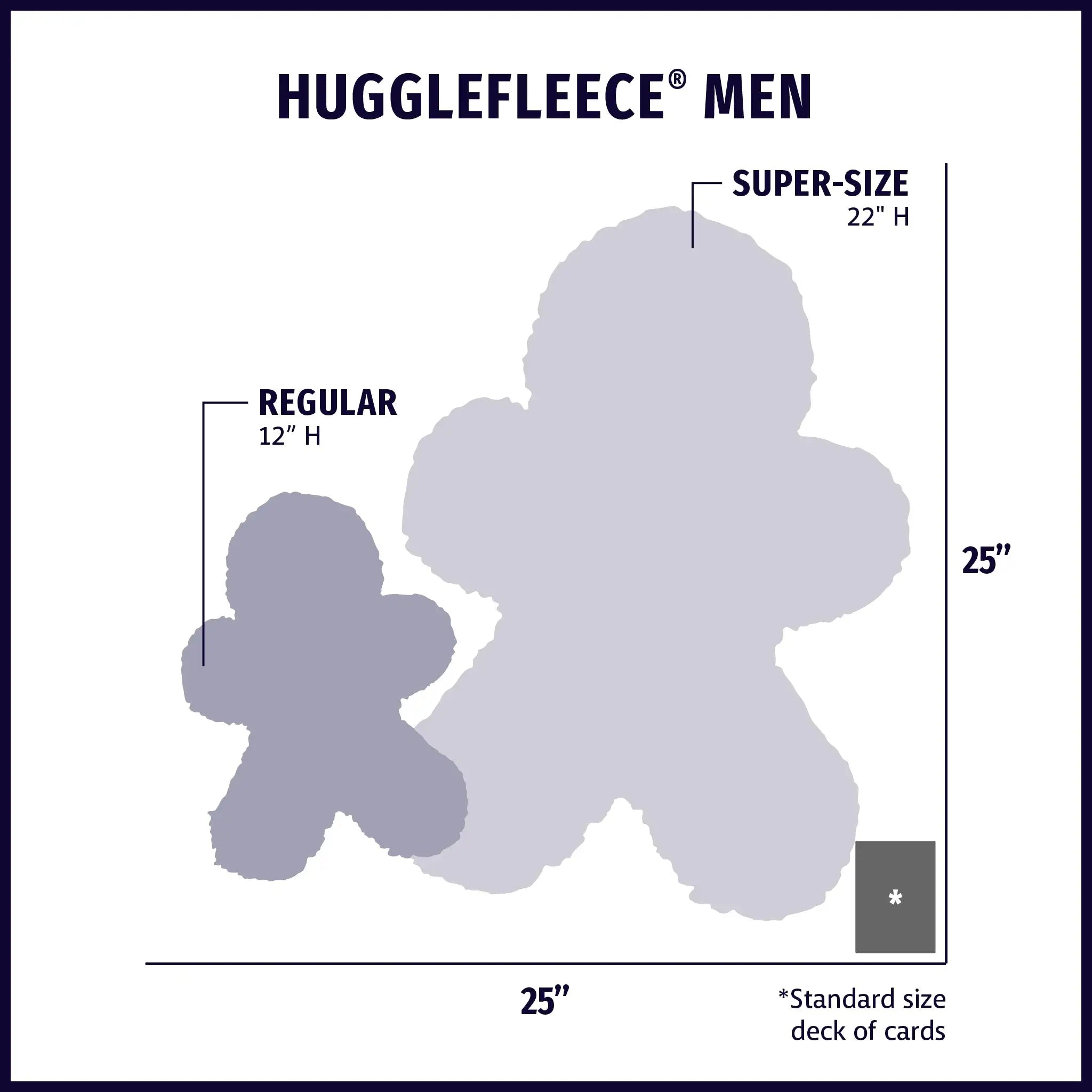 HuggleFleece® Man Plush Dog Toy, Regular - HuggleHounds - Flyclothing LLC