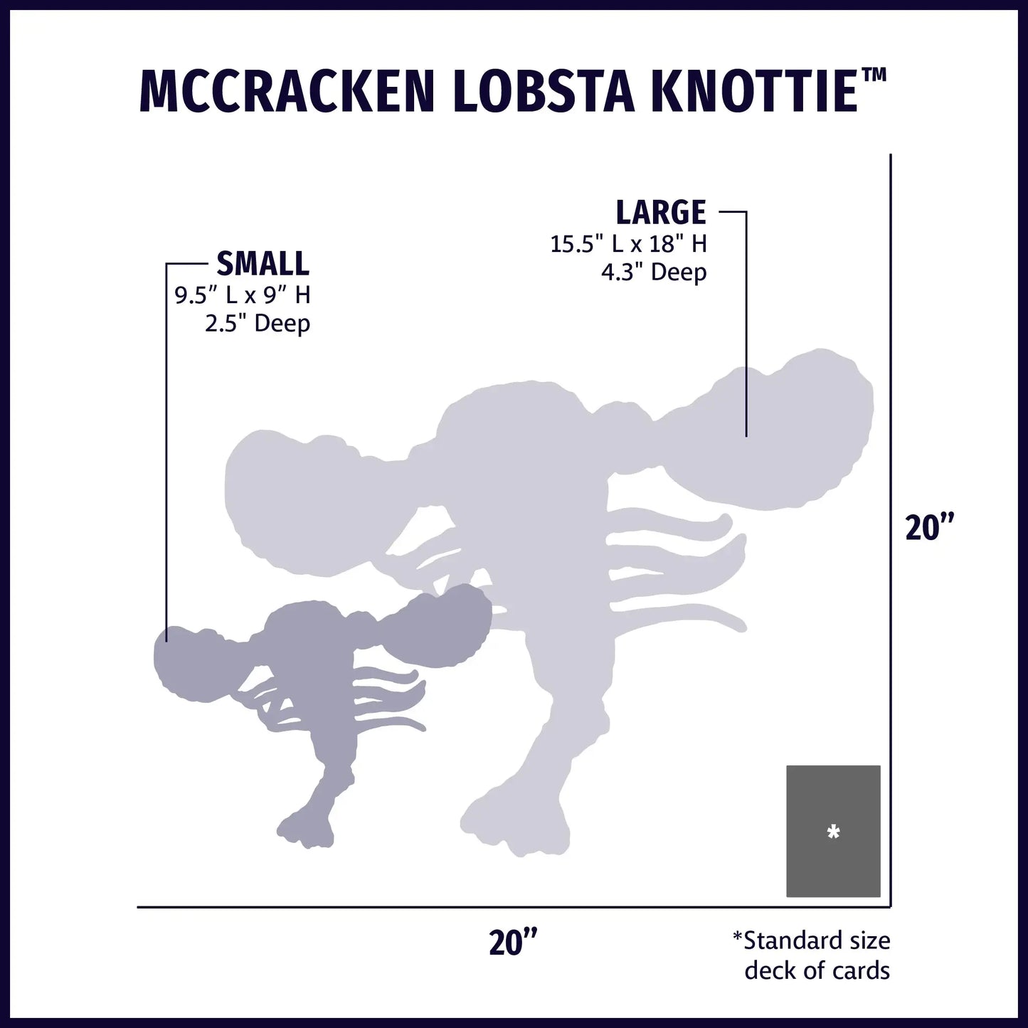 McCraken Lobsta™ Knottie® Plush Dog Toy - HuggleHounds - Flyclothing LLC