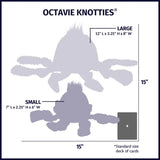 Octavie Octopus Knottie® Plush Dog Toy - HuggleHounds - Flyclothing LLC