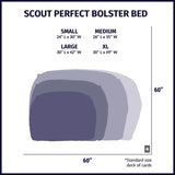 Scout Perfect Bolster Dog Bed - HuggleHounds - Flyclothing LLC