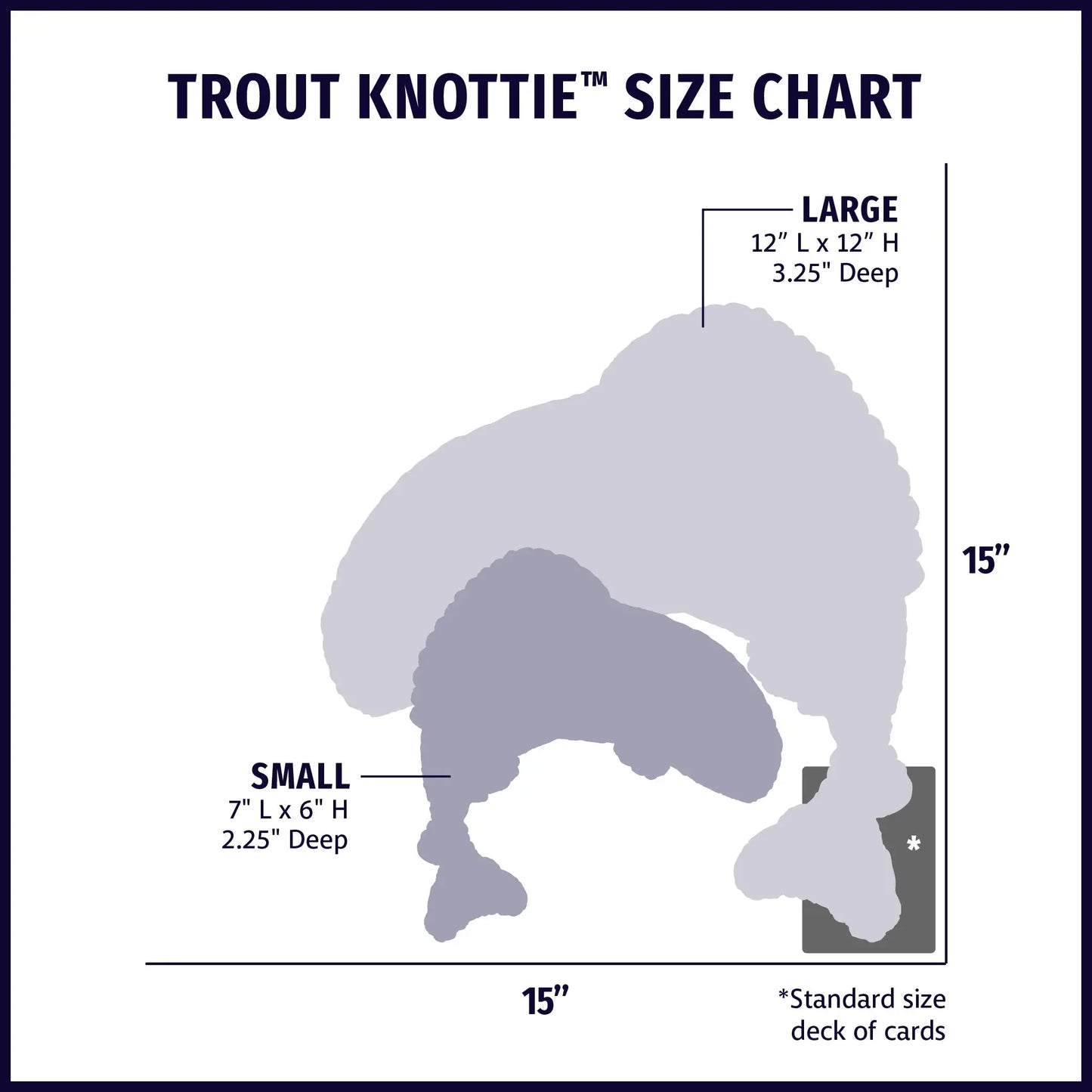 Raucous Rainbow Trout Knottie® Plush Dog Toy - HuggleHounds - Flyclothing LLC