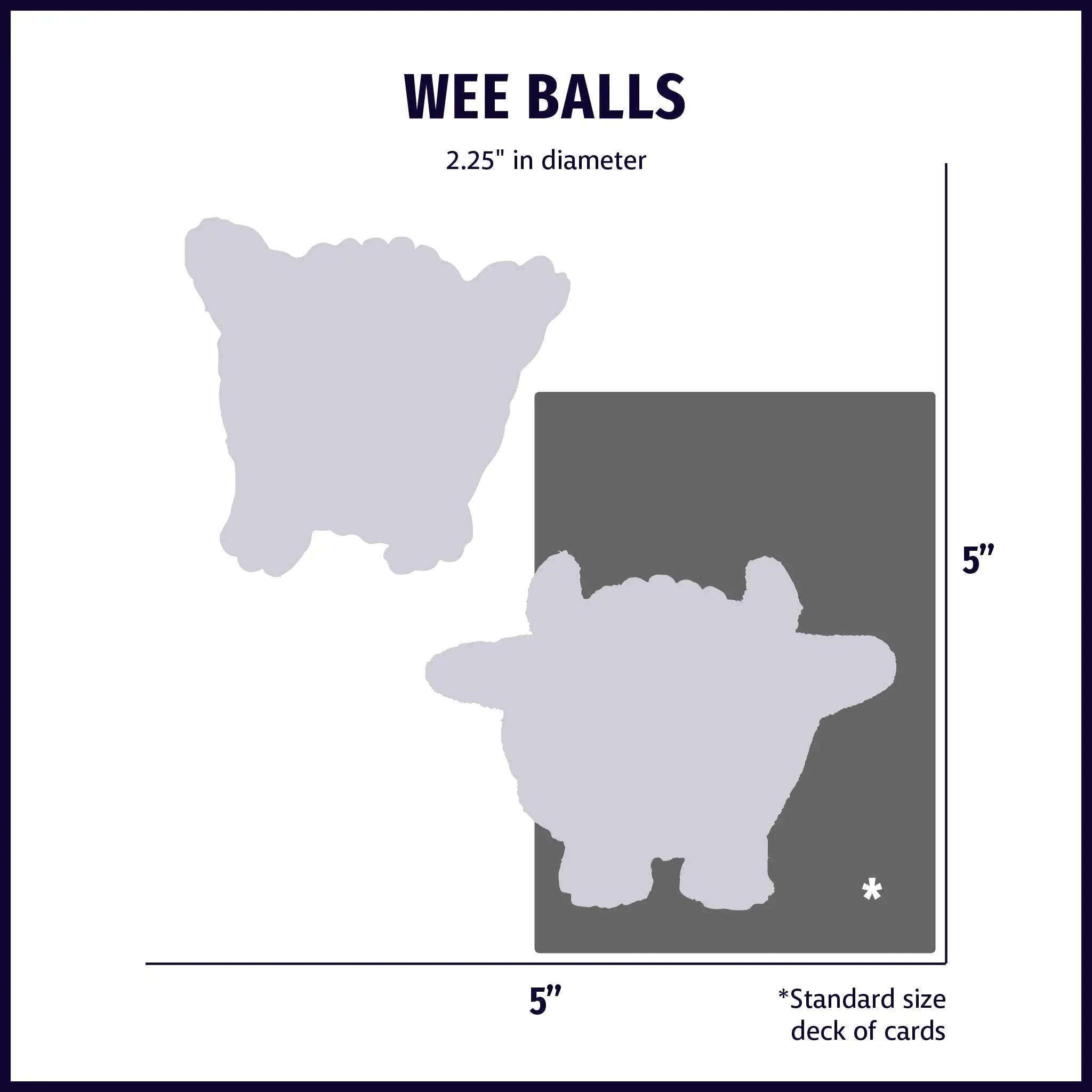 Wee Huggles® Assorted Balls Dog Toys, 5 Pack - HuggleHounds - Flyclothing LLC