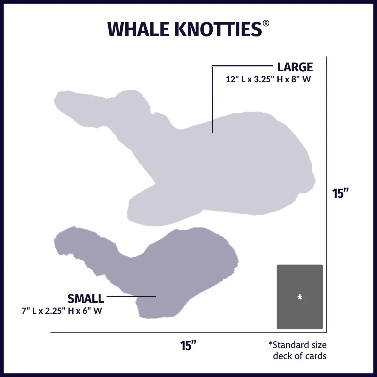 Mobie Whale Knottie® Plush Dog Toy - HuggleHounds - Flyclothing LLC