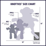 Rainbow Unicorn Knottie® Plush Dog Toy - HuggleHounds - Flyclothing LLC