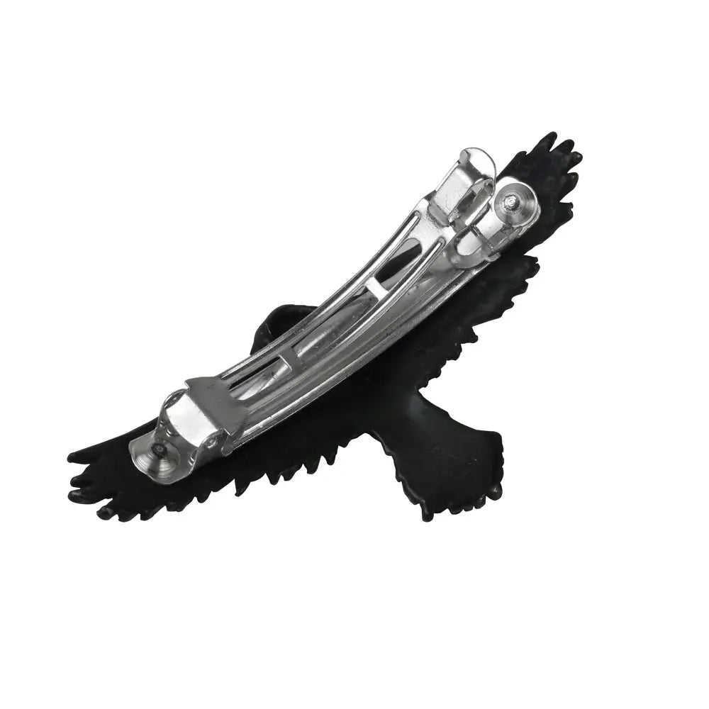 Alchemy Gothic Black Raven Hair Slide - Alchemy Gothic - Flyclothing LLC