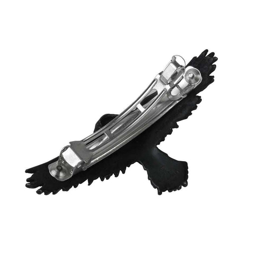 Alchemy Gothic Black Raven Hair Slide - Alchemy Gothic - Flyclothing LLC