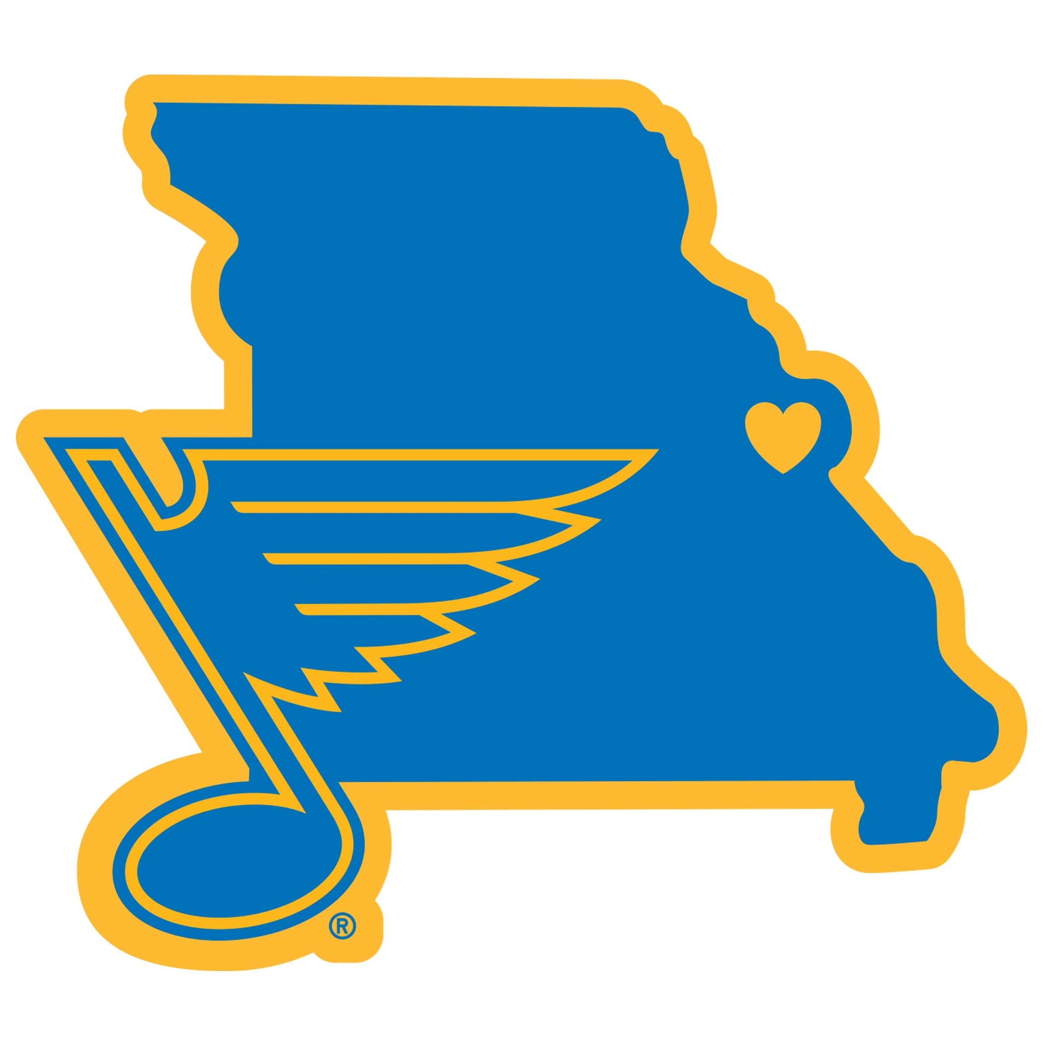 St. Louis Blues® Home State Decal