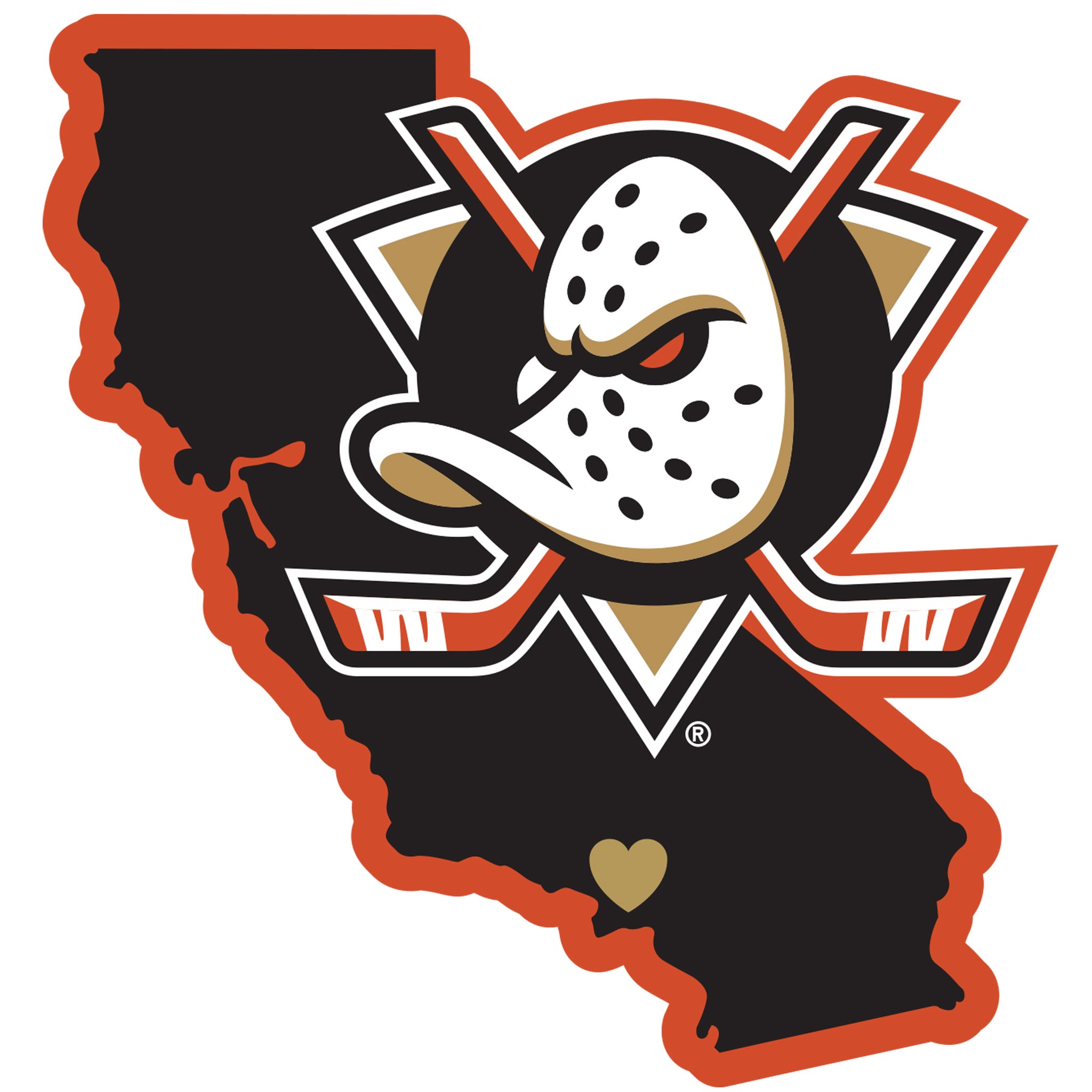 Anaheim Ducks® Home State Decal
