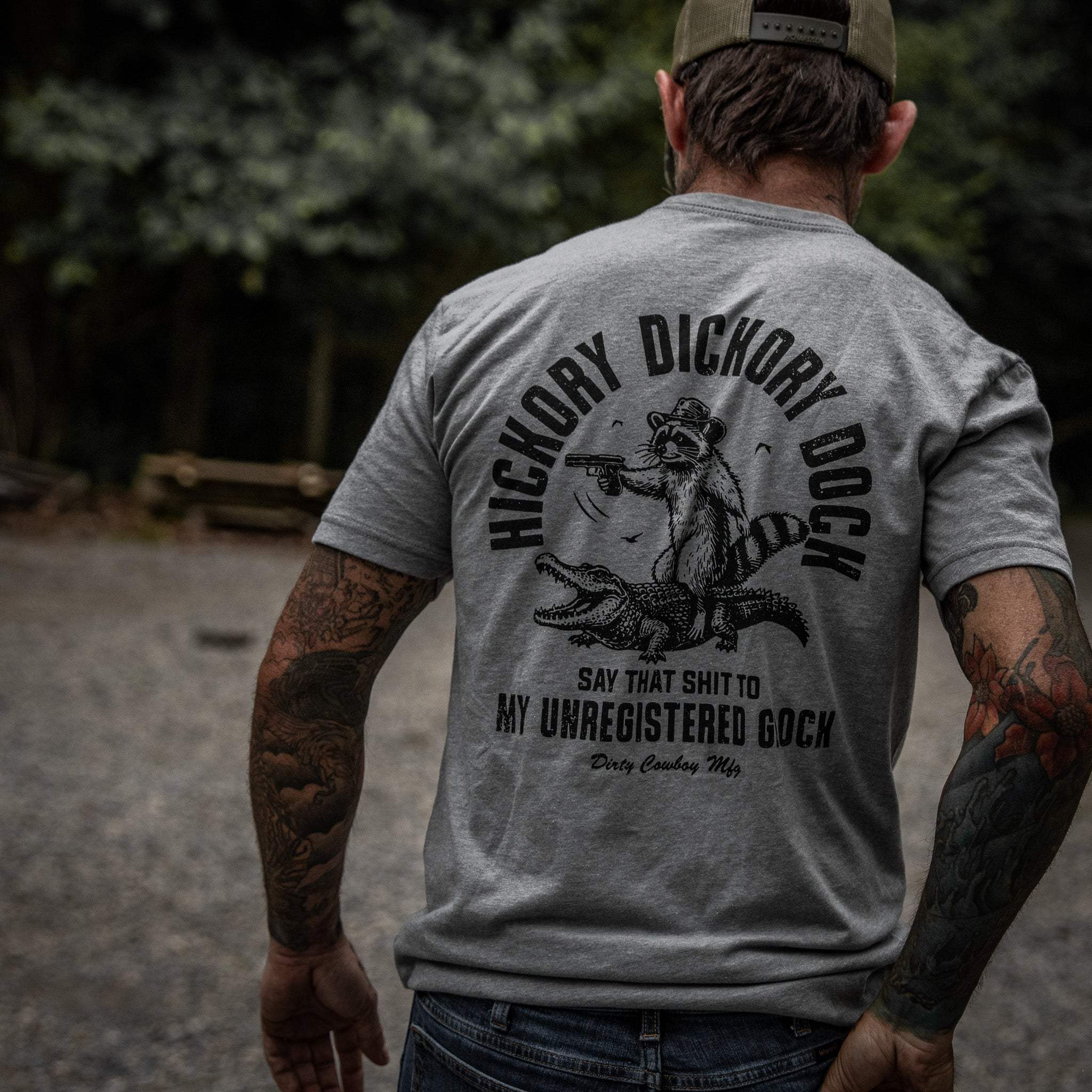 Hickory Dickory Dock Men's T-Shirt - DIRTY COWBOY USA - Flyclothing LLC