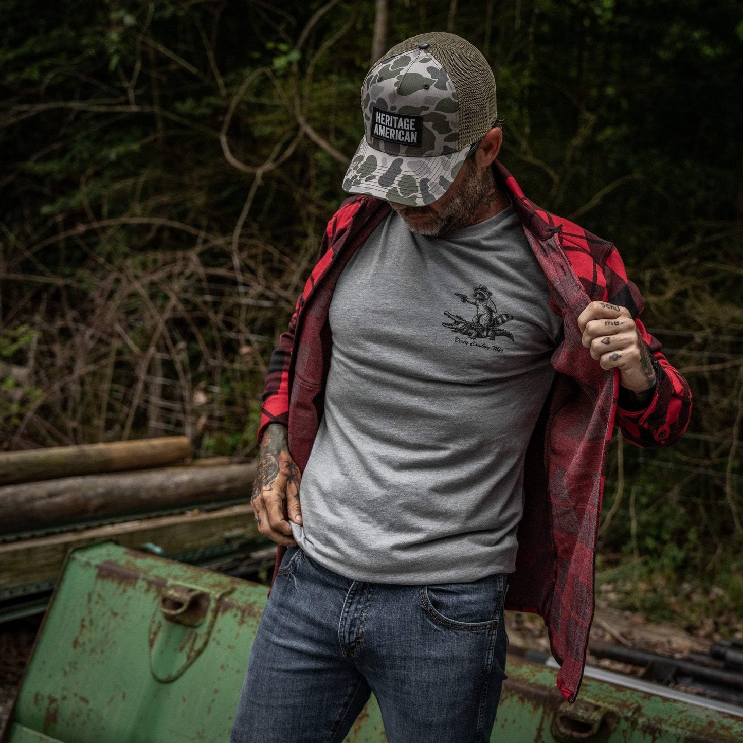 Hickory Dickory Dock Men's T-Shirt - DIRTY COWBOY USA - Flyclothing LLC