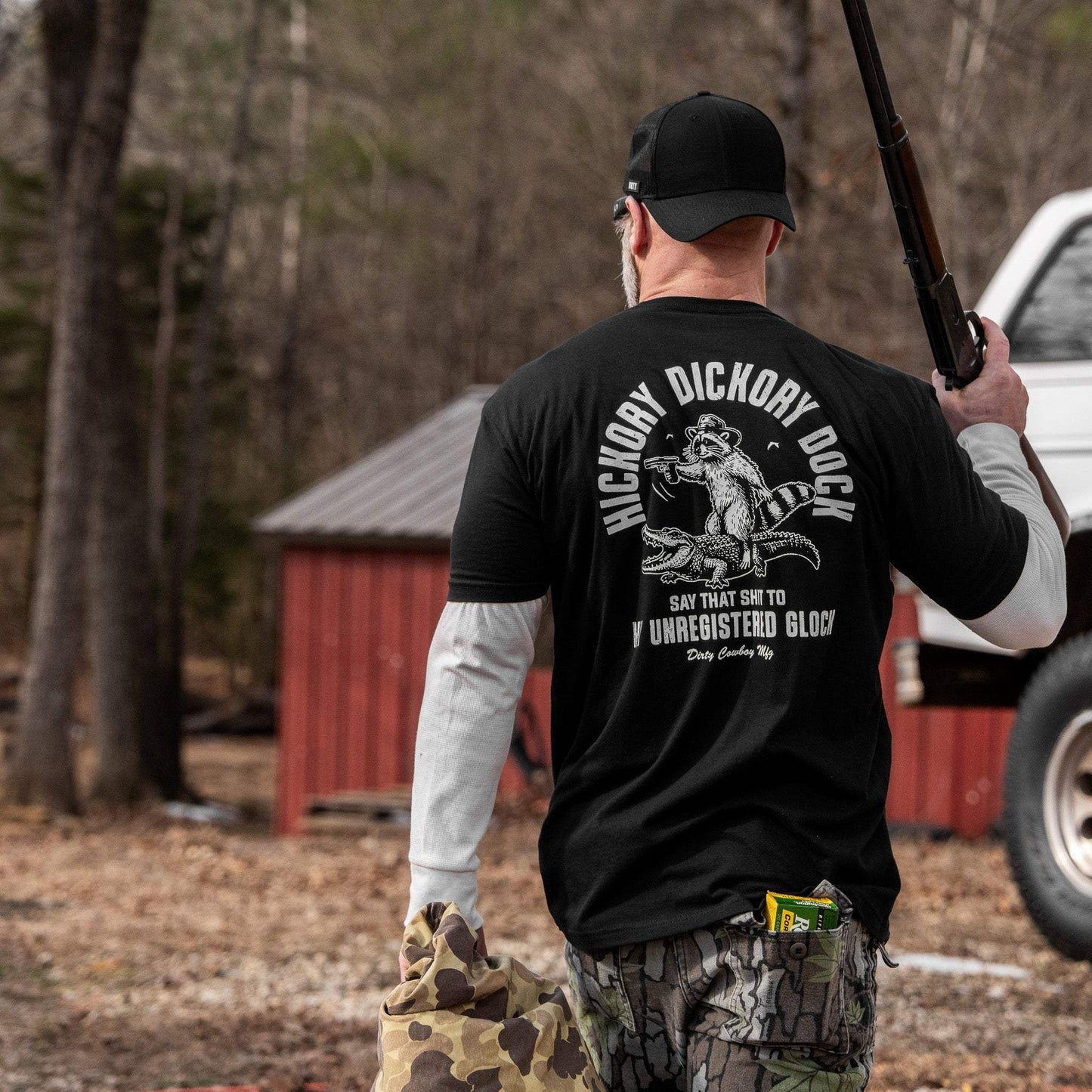 Hickory Dickory Dock Men's T-Shirt - DIRTY COWBOY USA - Flyclothing LLC