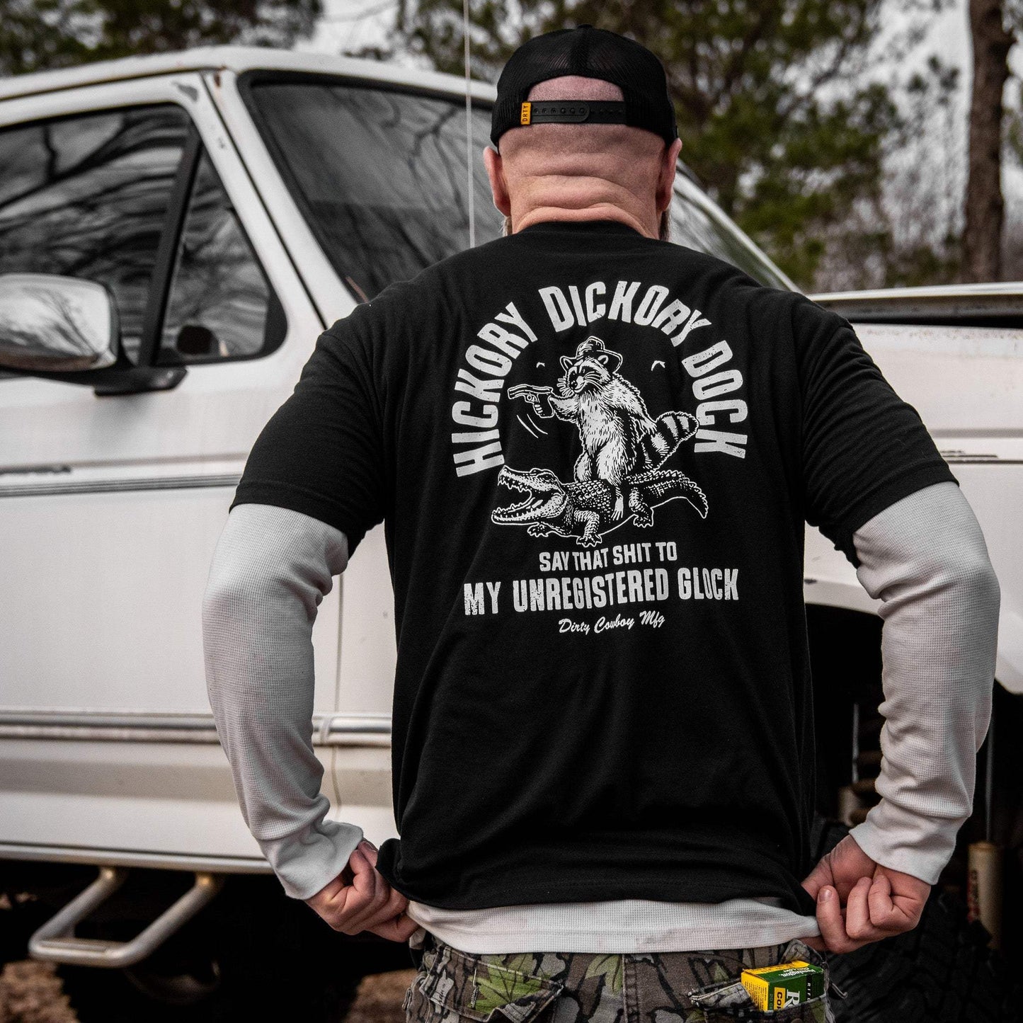 Hickory Dickory Dock Men's T-Shirt - DIRTY COWBOY USA - Flyclothing LLC