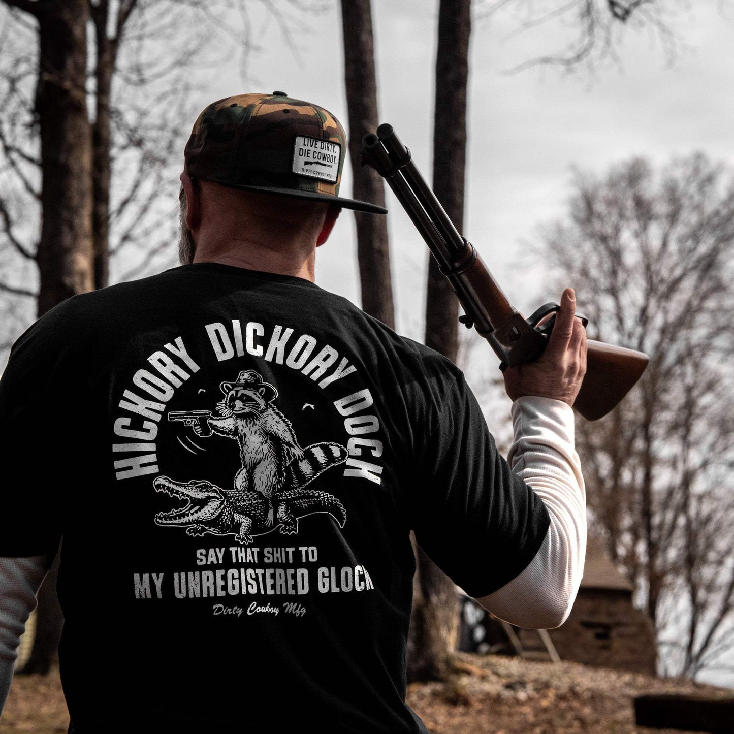 Hickory Dickory Dock Men's T-Shirt - DIRTY COWBOY USA - Flyclothing LLC