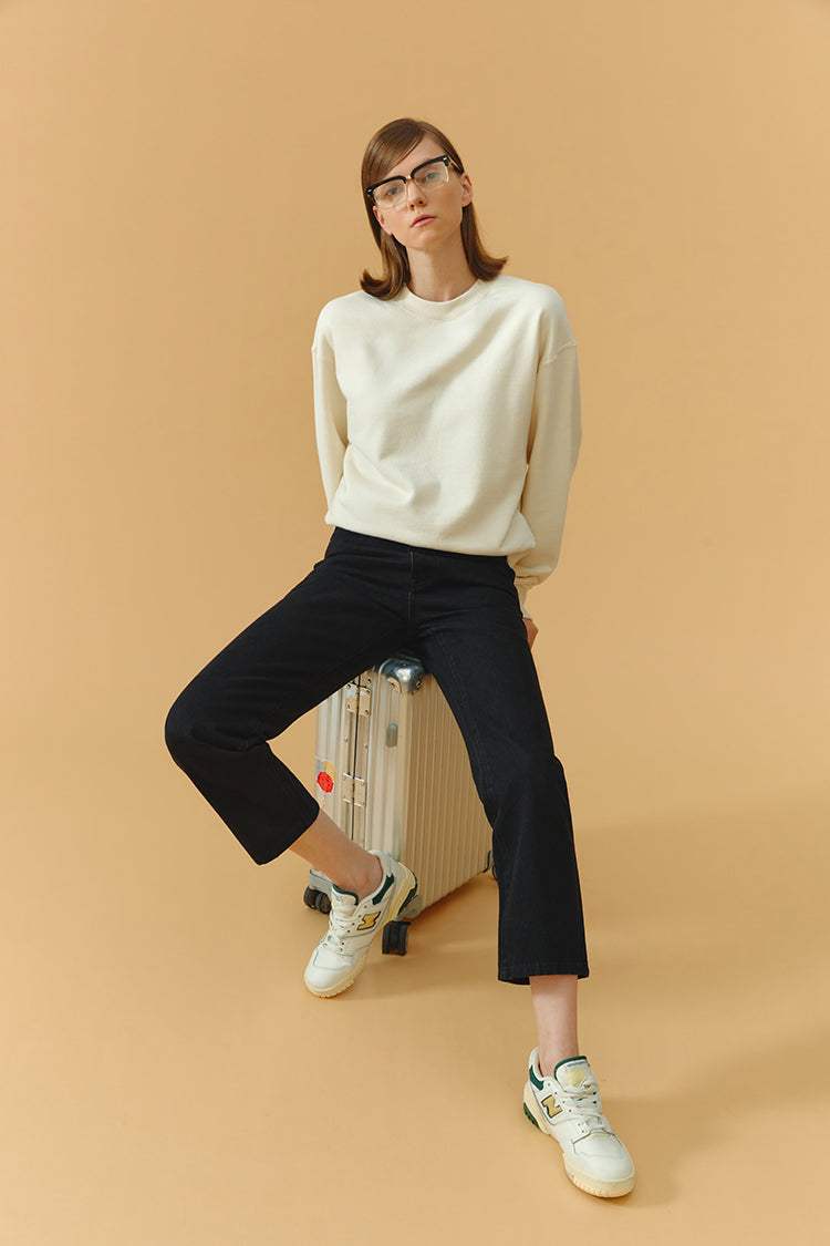 Chelsea High Rise Straight Crop Jeans HJ005 - Hey Joanie - Flyclothing LLC